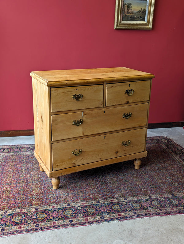 Antique Victorian Pine Chest of Drawers