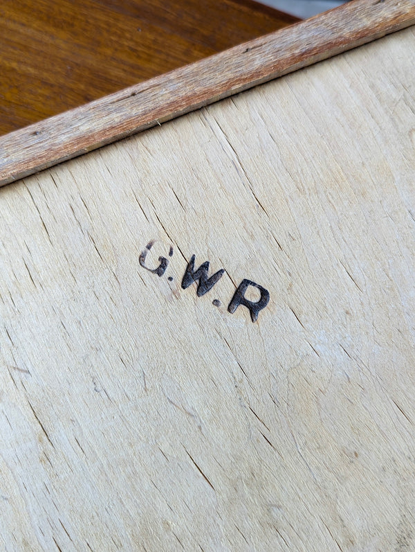 Antique Early 20th Century GWR Mahogany Desk