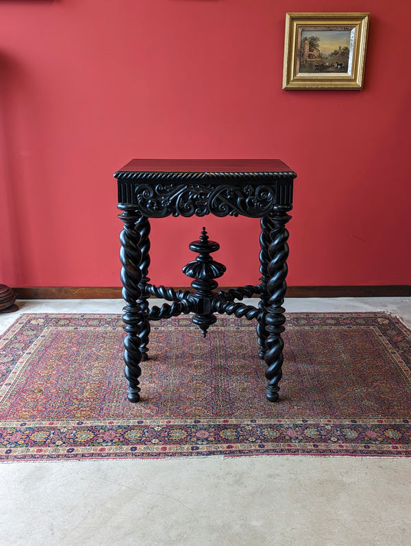 Antique 19th Century Ebonised Table