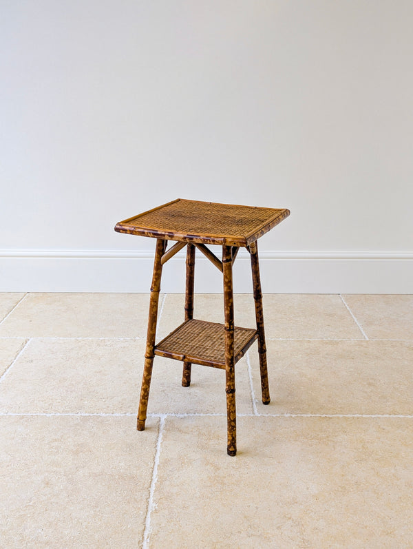 Antique Victorian Bamboo Occasional Table c.1890