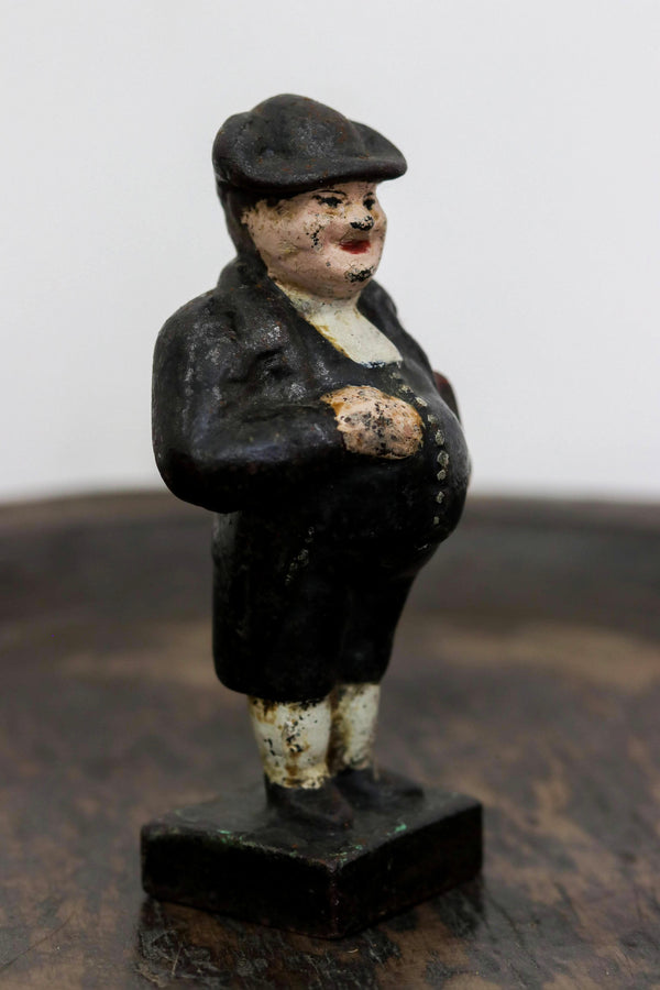 Victorian Cast Iron Reverend Joshua Brooks Figure