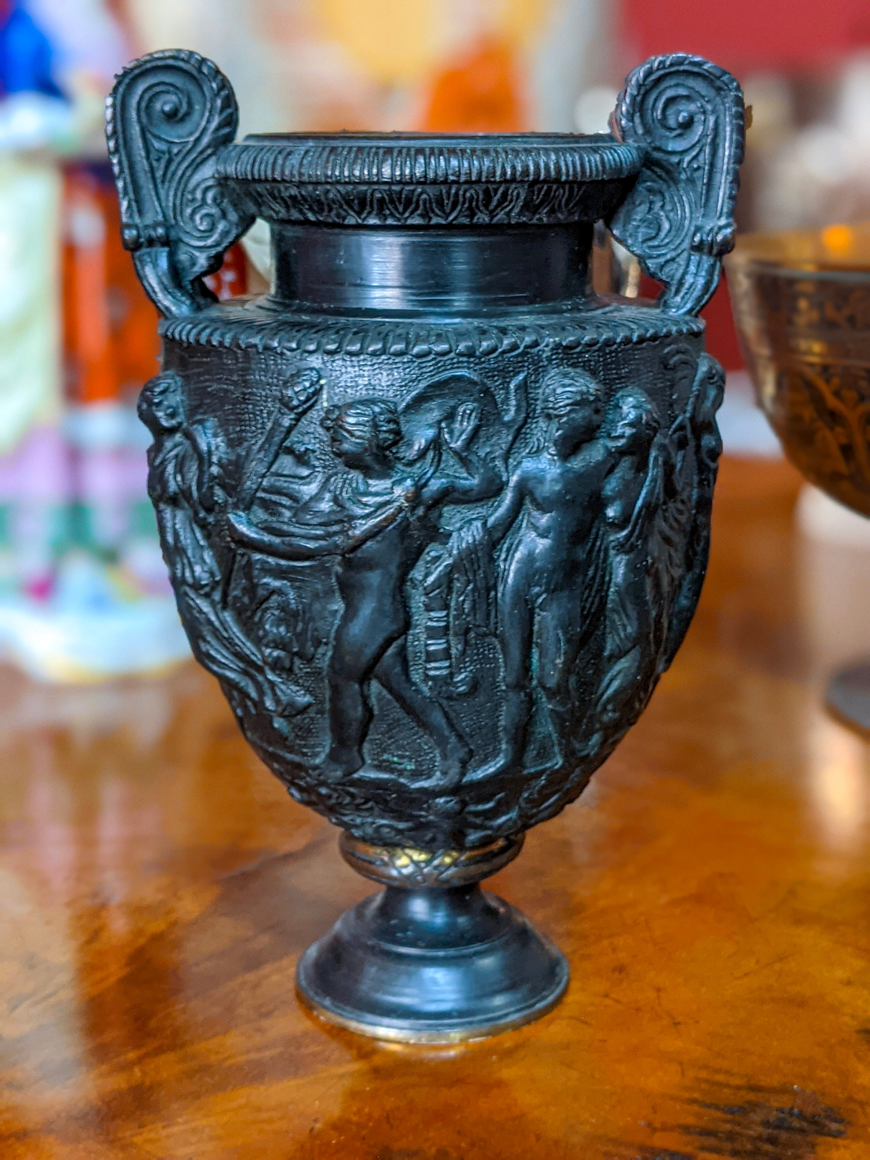 Bronze Grecian Krater Urn Vase –