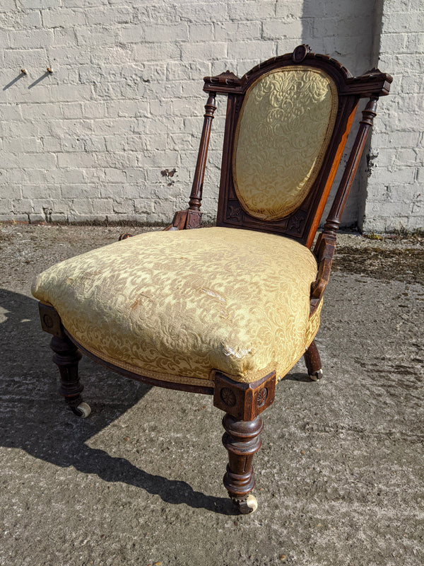 Victorian Mahogany Easy Chair