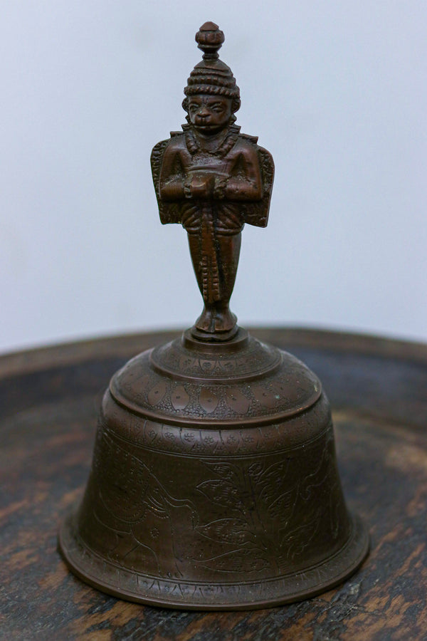 Antique Indian Bronze Temple Bell