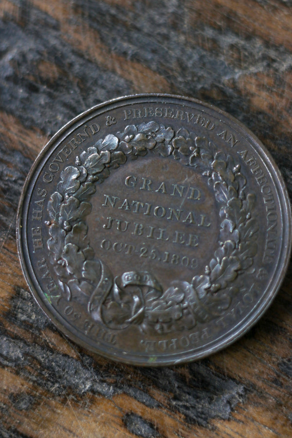 George III 1809 Jubilee Bronze Medallion