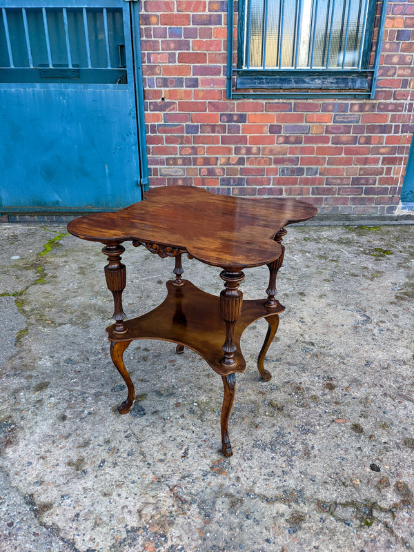 Victorian Mahogany Two Tier Occasional Table