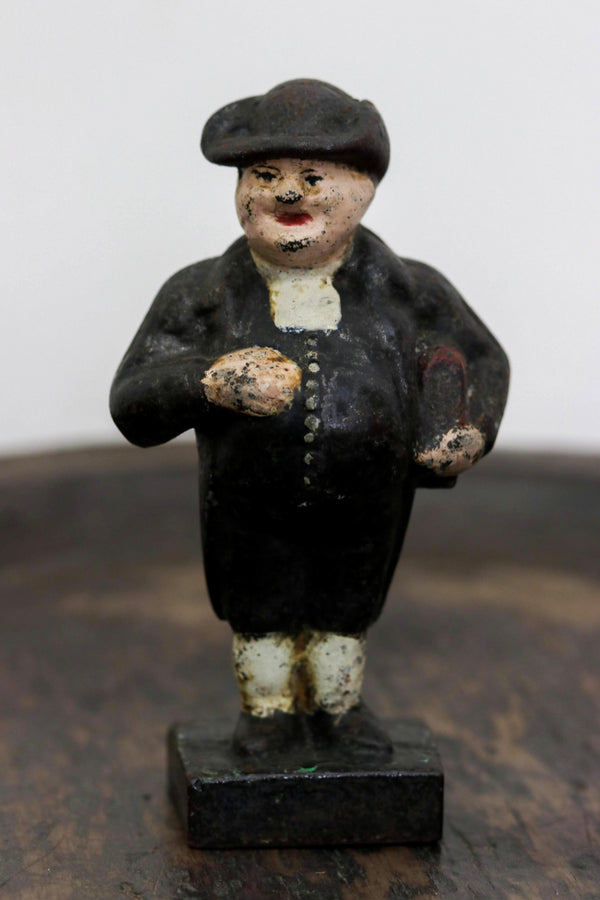 Victorian Cast Iron Reverend Joshua Brooks Figure