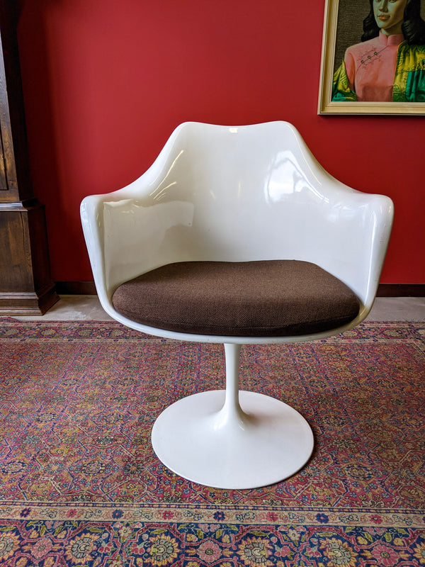 Pair of Vintage Mid Century Tulip Armchairs by Eero Saarinen