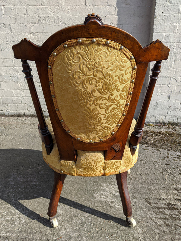 Victorian Mahogany Easy Chair