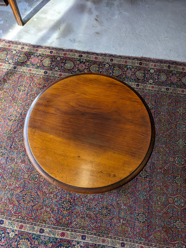 Antique Two Tier Small Mahogany Occasional Side Table