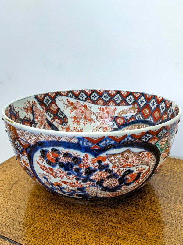 Large 19th Century Imari Bowl