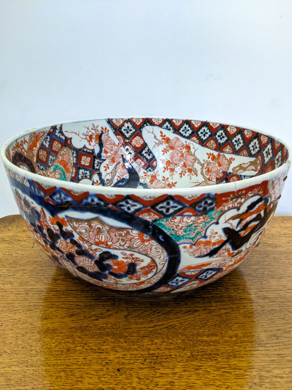 Large 19th Century Imari Bowl