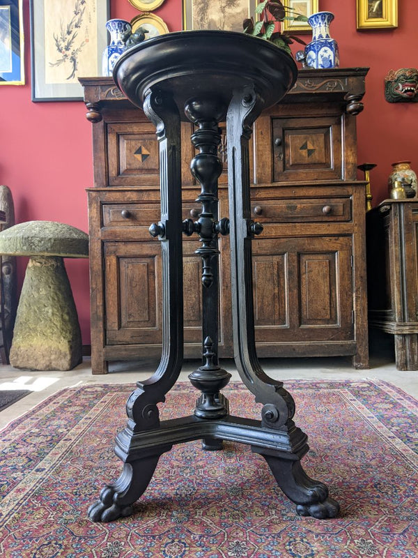 Victorian Ebonised Pedestal