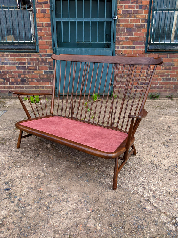 Mid Century Ercol Two Seater Sofa Settee