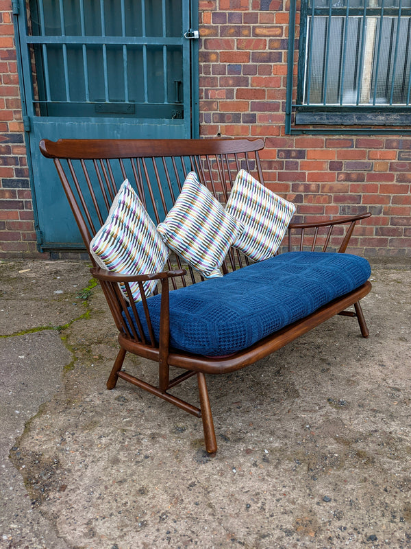 Mid Century Ercol Two Seater Sofa Settee