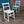Load image into Gallery viewer, Pair of Mid Century Painted Pine Stacking Chairs
