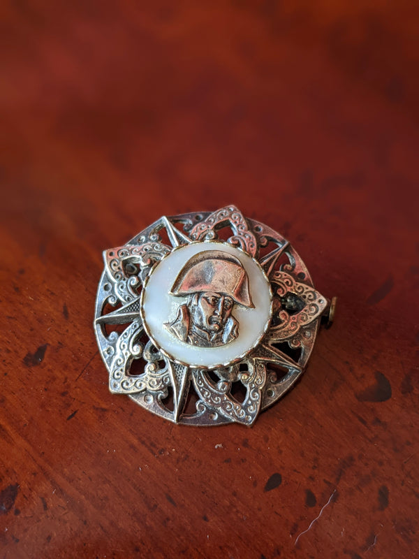 French Antique Napoleon Brooch