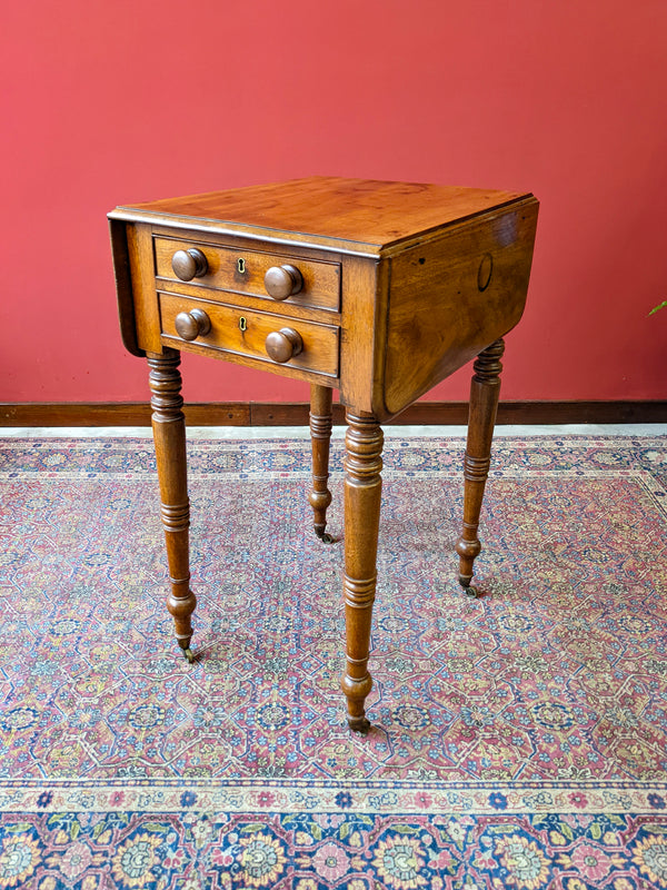 19th Century Mahogany Pembroke Sewing Table