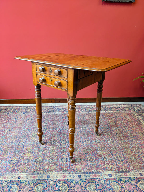 19th Century Mahogany Pembroke Sewing Table