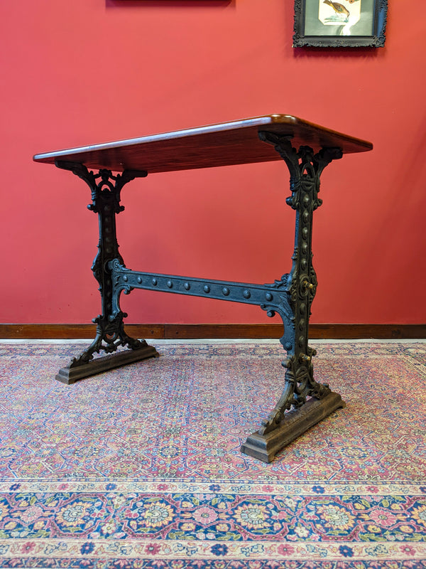 19th Century Cast Iron Pub Table by Gaskell & Chambers