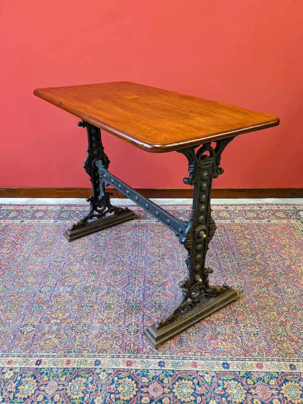 19th Century Cast Iron Pub Table by Gaskell & Chambers