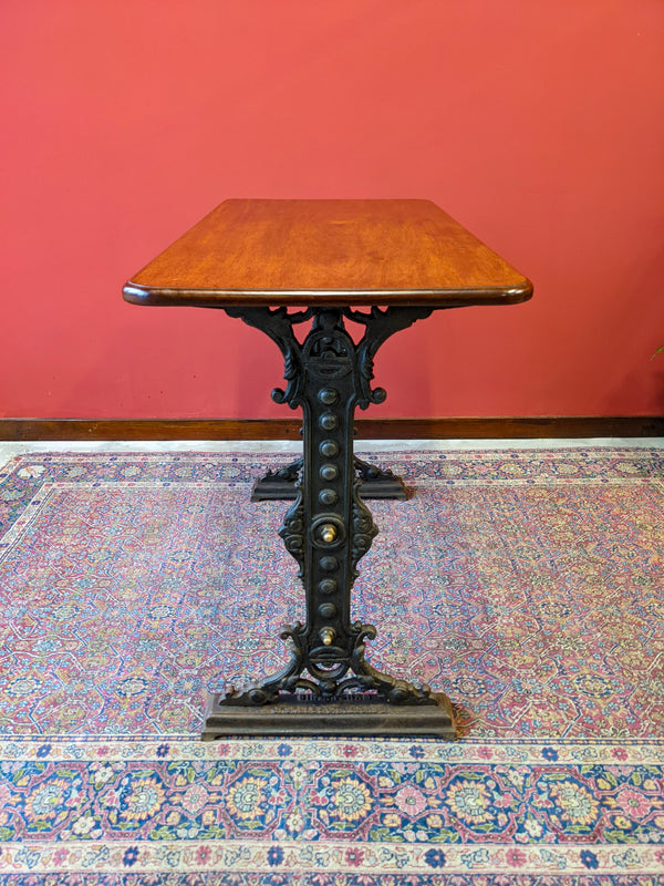 19th Century Cast Iron Pub Table by Gaskell & Chambers