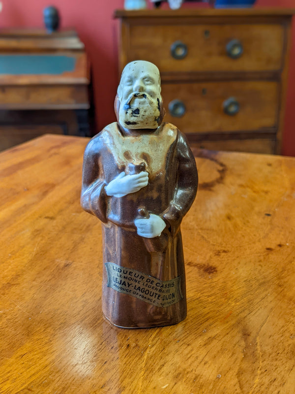 Vintage Unopened Lejay-Lagoute Monk Shaped Bottle