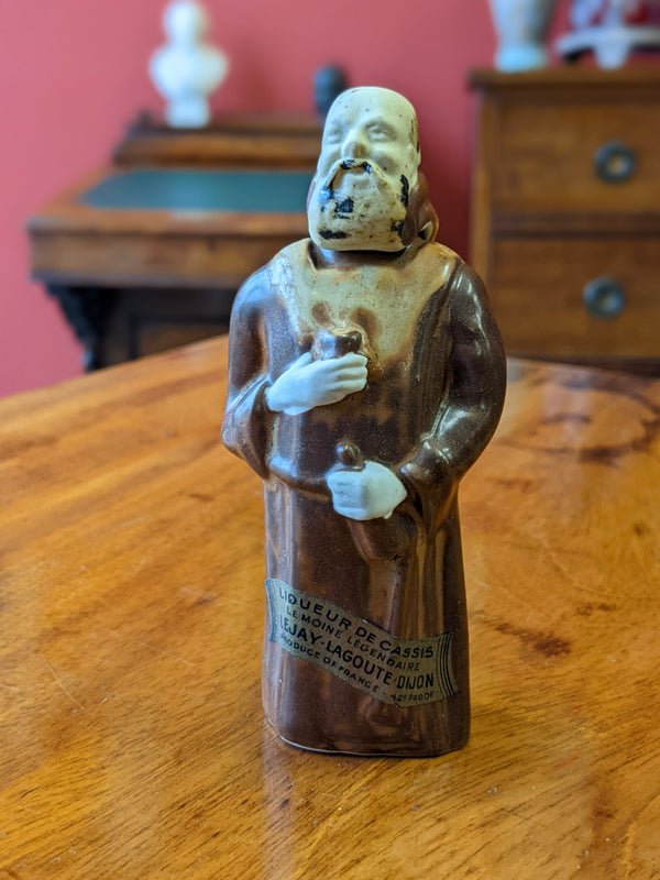 Vintage Unopened Lejay-Lagoute Monk Shaped Bottle