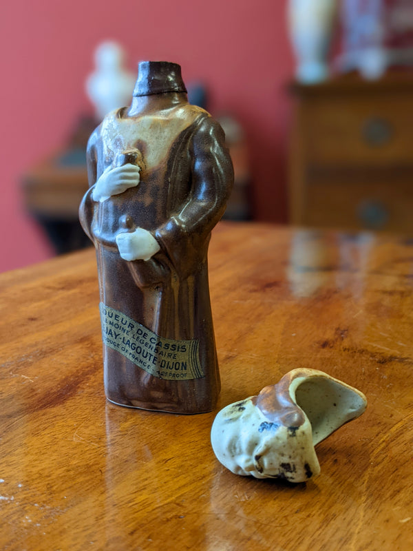 Vintage Unopened Lejay-Lagoute Monk Shaped Bottle