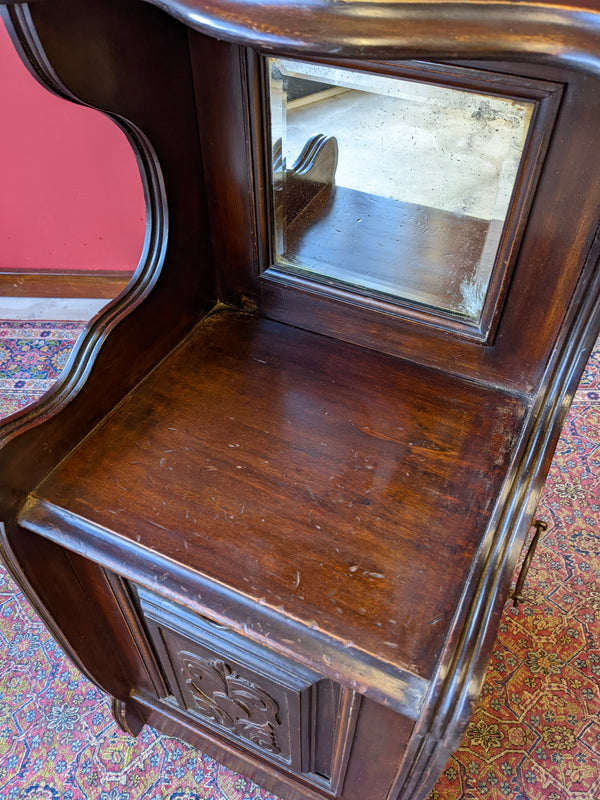 Victorian Mahogany Fall Front Coal Purdonium