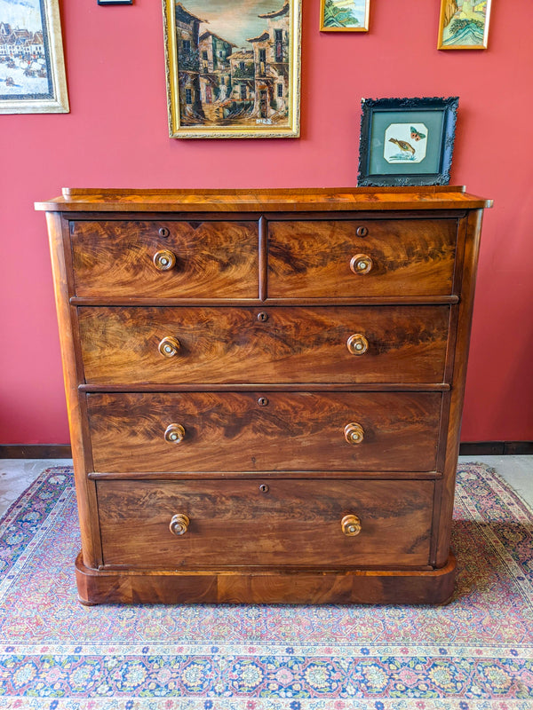 Large 19th Century Mahogany Chest of Drawers