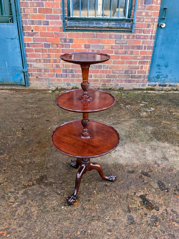 Early 20th Century Mahogany Dumb Waiter