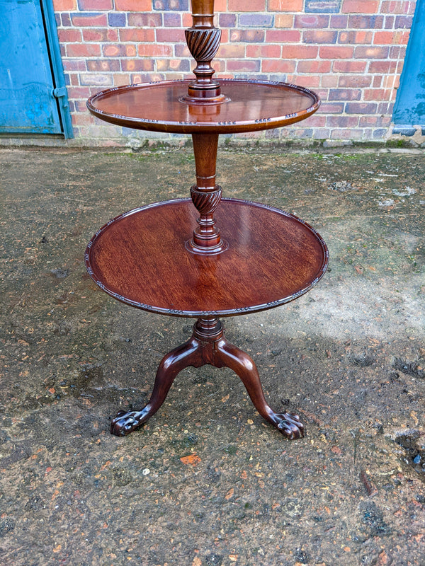 Early 20th Century Mahogany Dumb Waiter