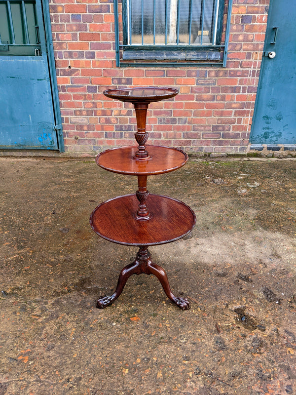 Early 20th Century Mahogany Dumb Waiter