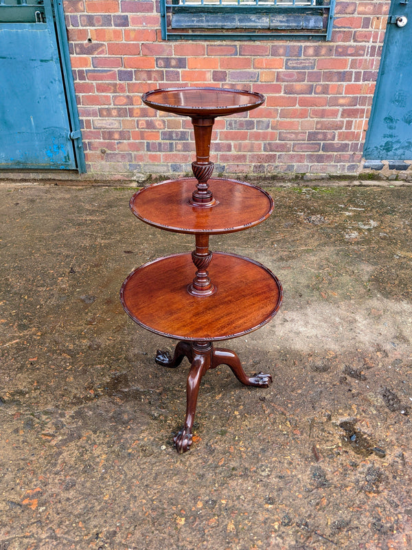 Early 20th Century Mahogany Dumb Waiter