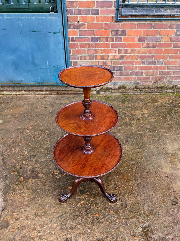 Early 20th Century Mahogany Dumb Waiter