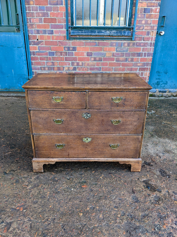 Antique Mid 19th Century Oak Chest of Drawers