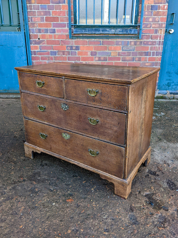 Antique Mid 19th Century Oak Chest of Drawers