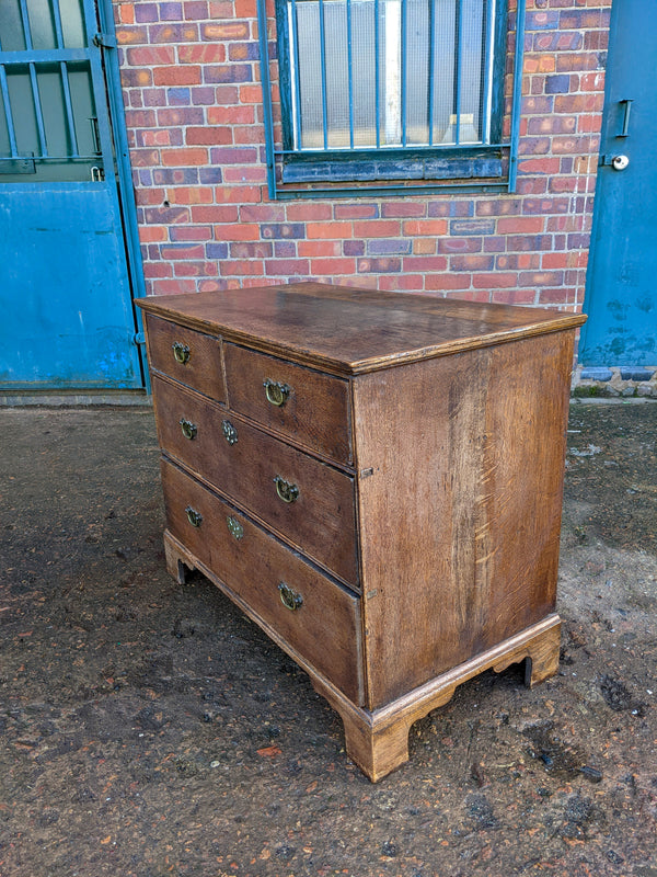 Antique Mid 19th Century Oak Chest of Drawers