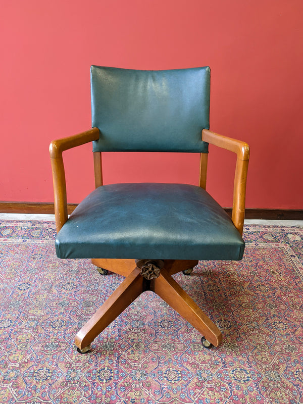 Vintage swivel rocker store chair