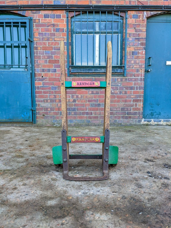 Rustic Antique Pine Sack Truck / Vintage Trolly