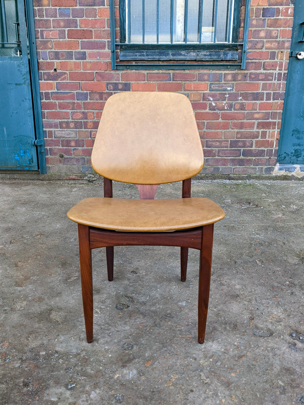 Set of Four Teak Mid Century Dining Chairs