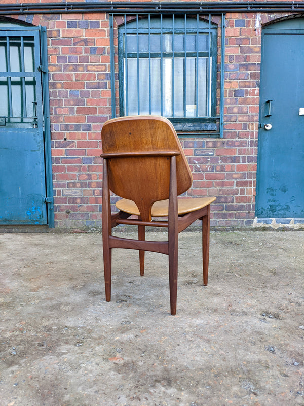 Set of Four Teak Mid Century Dining Chairs