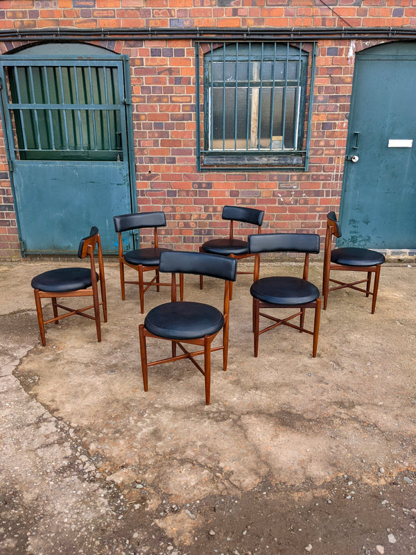Set of 6 Teak G Plan Fresco Dining Chairs