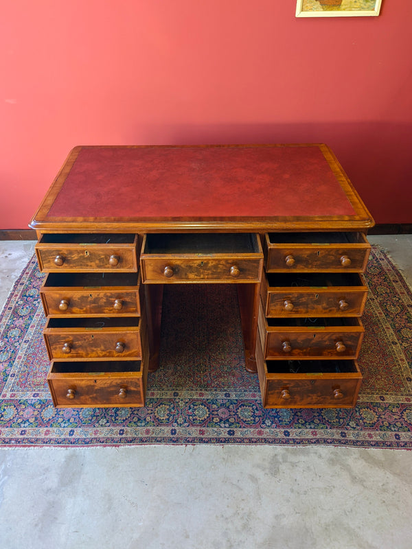 Victorian Mahogany Partners Style Desk