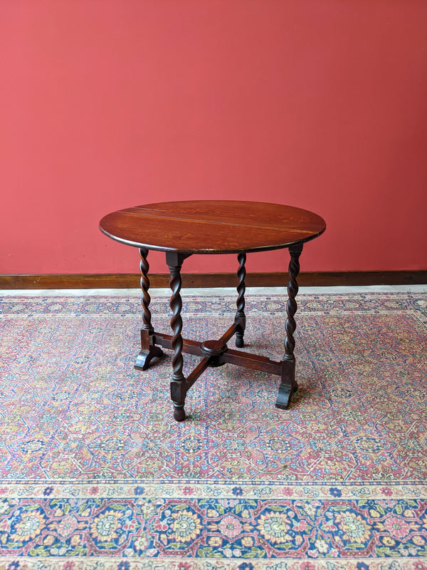 Small Barley Twist Sutherland Table / Side Table