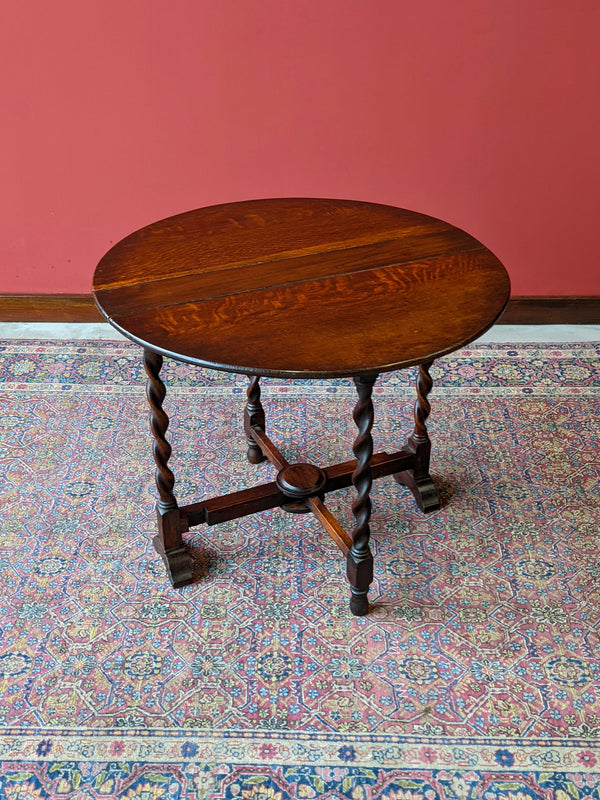 Small Barley Twist Sutherland Table / Side Table