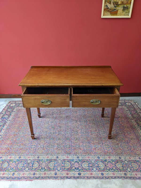 Antique Mahogany Hall Table / Small Ladies Desk / Console Table