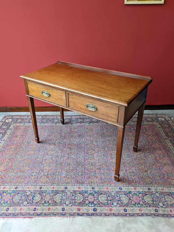 Antique Mahogany Hall Table / Small Ladies Desk / Console Table