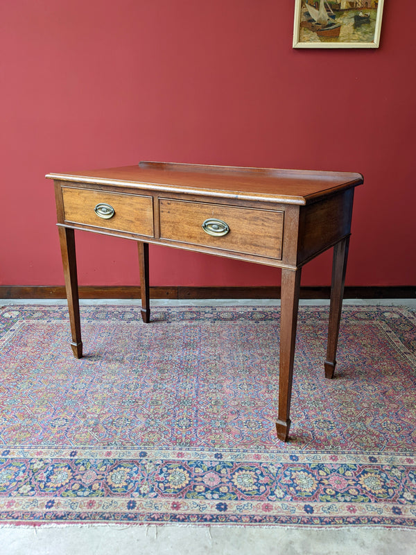 Antique Mahogany Hall Table / Small Ladies Desk / Console Table